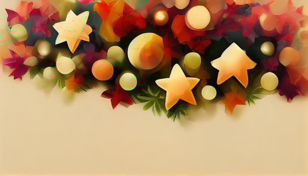 Sky with clouds and stars background in paper texture. photo