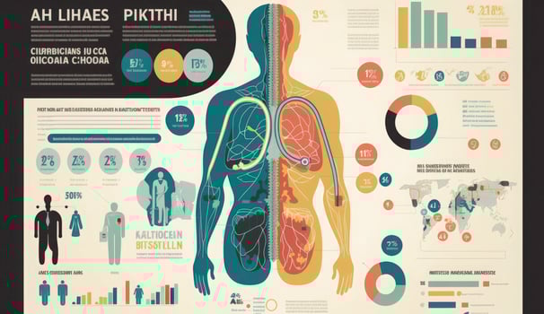 Medical Informatics and Health Care Analytics - Conceptual Illustration, Generate Ai photo