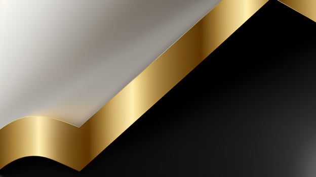 Abstract black and golden background. Luxury design photo
