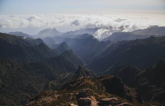 Views from Pico do Arieiro Hike in Madeira, Portugal photo