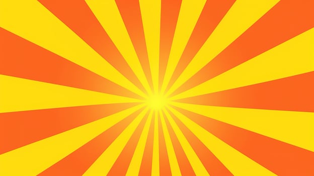 Yellow and Orange Sunburst Background photo