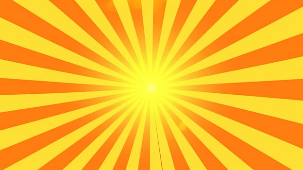 Yellow and Orange Sunburst Background photo