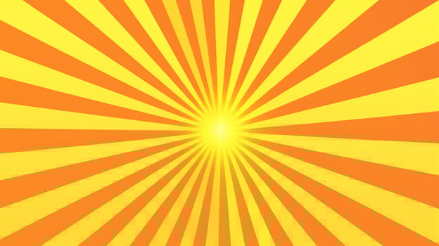 Yellow and Orange Sunburst Background photo