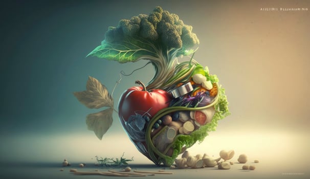 World Mental Health day illustration concept, World Health Day Images, Heartbeat, Stethoscope, world health day April 7, poster, banner, design, theme, 2023, Generate Ai photo
