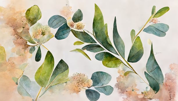 Foliage design for wedding, stationery, invitations, cards. Illustration isolated on transparent background. photo