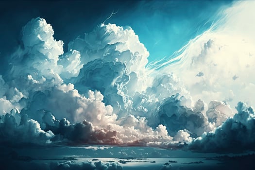 sky panorama.Panoramic shot of a beautiful cloudy sky. photo