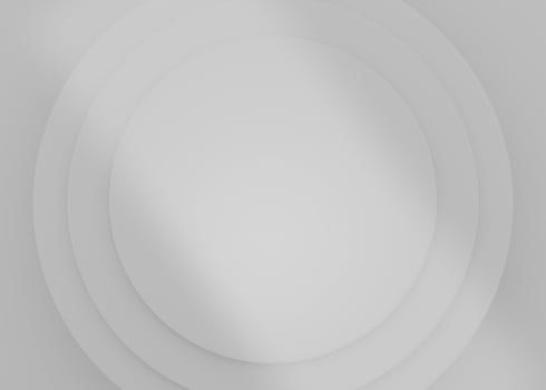 3D Rendering products minimal podium on white platform photo