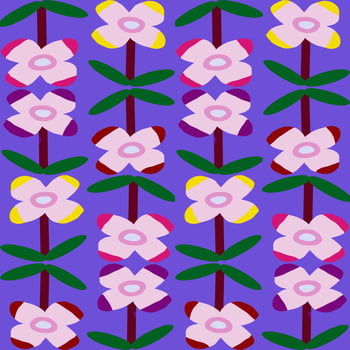 abstract flowers illustration background photo