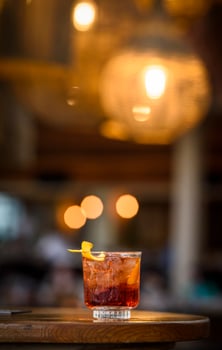 Served cocktails in restaurant photo