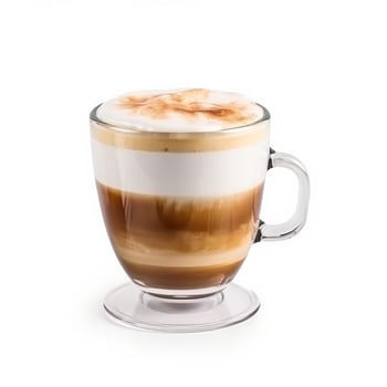 Cappuccino cup isolated. Illustration photo