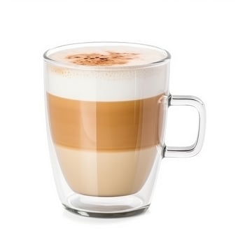 Cappuccino cup isolated. Illustration photo