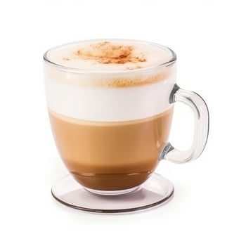 Cappuccino cup isolated. Illustration photo