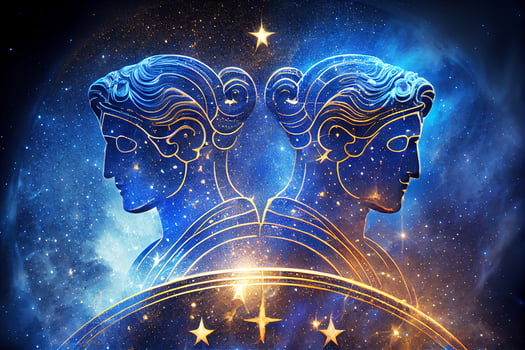 Gemini, zodiac sign, horoscope, astrology. photo