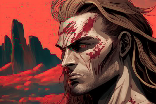illustration of a Comic book hero photo