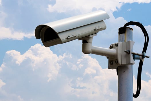 CCTV view and clouds photo