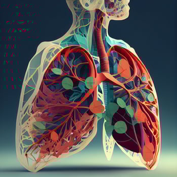 Human lungs anatomy. 3D medical illustration. Human respiratory system., Image photo