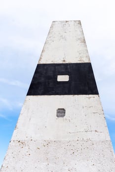 Geodesic mark in Aljustrel, Portugal photo