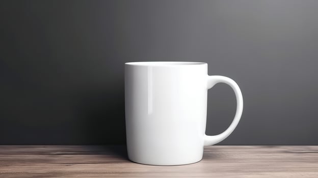 . . White black template mug cup mock up. Can be used for graphic design or marketing. Graphic Photo Art