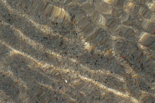 abstract background created by waves and sand on the sea on the beach photo