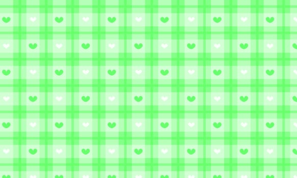 Green Heart Checkered Pattern Background photo