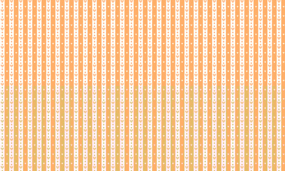 Orange Heart Line Pattern Background photo