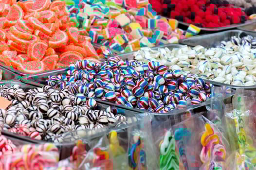 Sweet silk bonbons photo