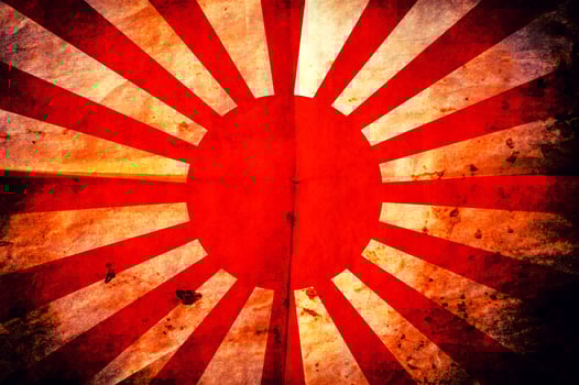 Japan flag background photo