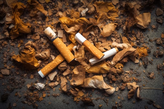world no tobacco day abstract illustration photo