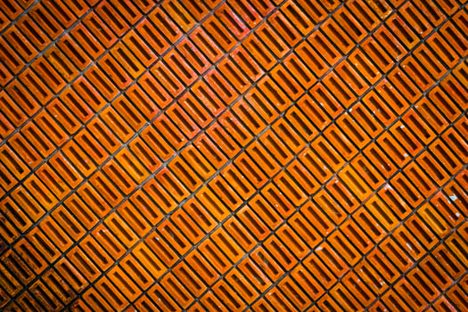 Orange brick wall pattern texture photo