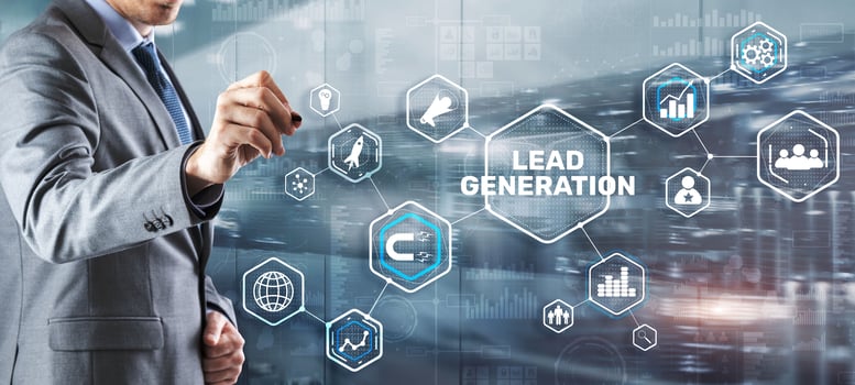 Lead Generation. Finding and identifying customers for your business products or services photo