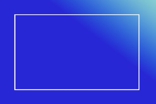 Purple and blue gradient background with white frame. illustration. photo