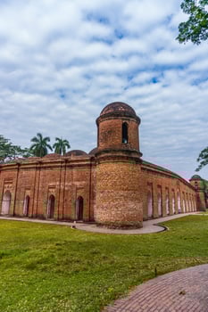 The Sixty Dome Mosque in Bagerhat, Khulna, Bangladesh photo