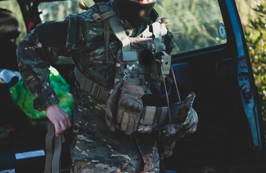 Airsoft military game photo