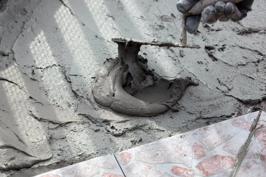 Trowel and cement photo