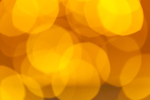 Abstract Orange Bokeh with blurred background. photo