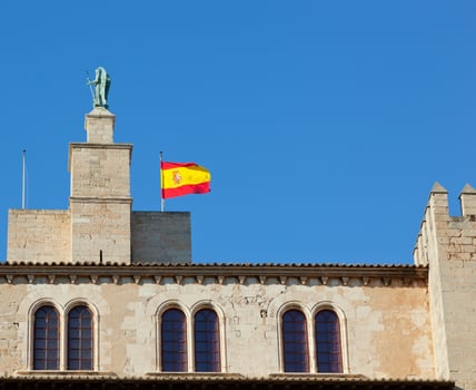 Palma de Mallorca, the royal palace of Almudaina photo