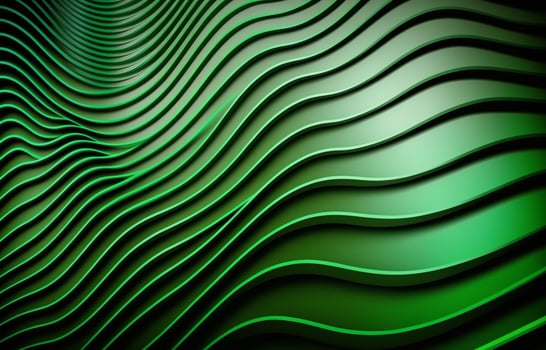 Wavy abstract green background. photo