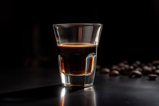 A cup of coffee on the table AI Generate photo