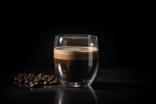 A cup of coffee on the table AI Generate photo