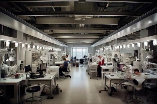 An Abstract Scientific Interior photo