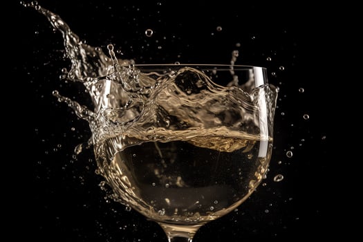 Champagne Splash. aesthetic photo