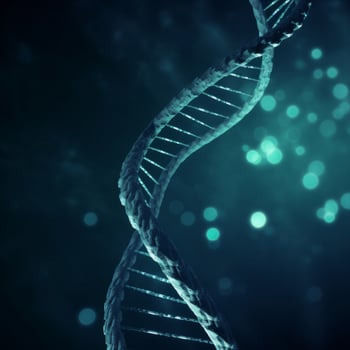 DNA helix. Illustration photo