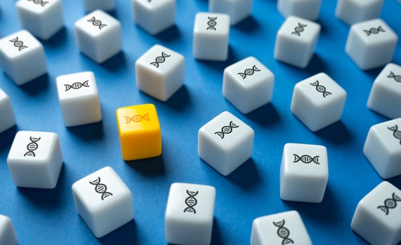 Determining the dna gene. Dormant sleeping genes. Probability and predisposition to diseases. Paternity confirmation. Gene therapy modification of cells technology photo