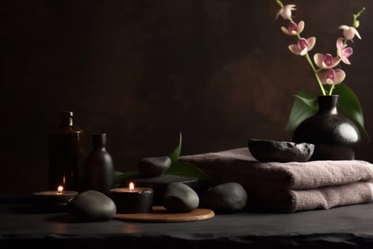 Spa composition AI Generate photo
