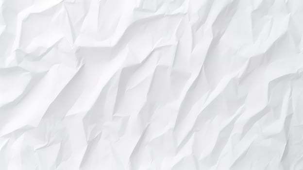 White crumpled paper texture background. Crumpled paper ball isolated on white with clipping path. abstract background of crumpled white paper, generate ai photo
