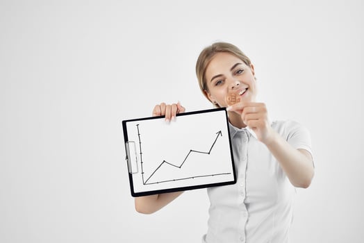 financier commerce internet finance investment isolated background photo