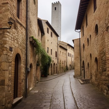 A street in the city photo