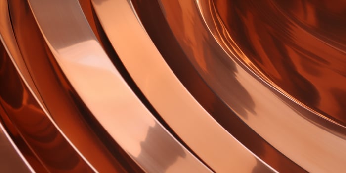 Close up of copper photo