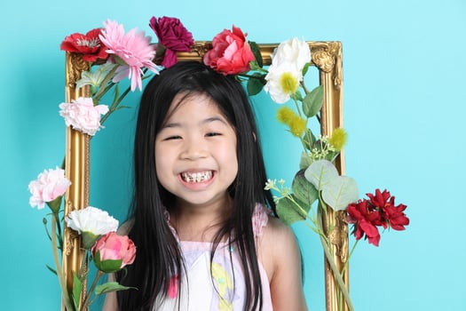 Happy Asian Girl photo