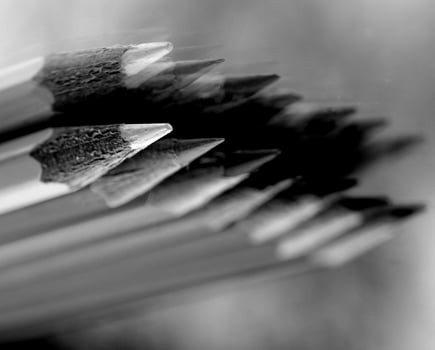 black and white pencil background photo